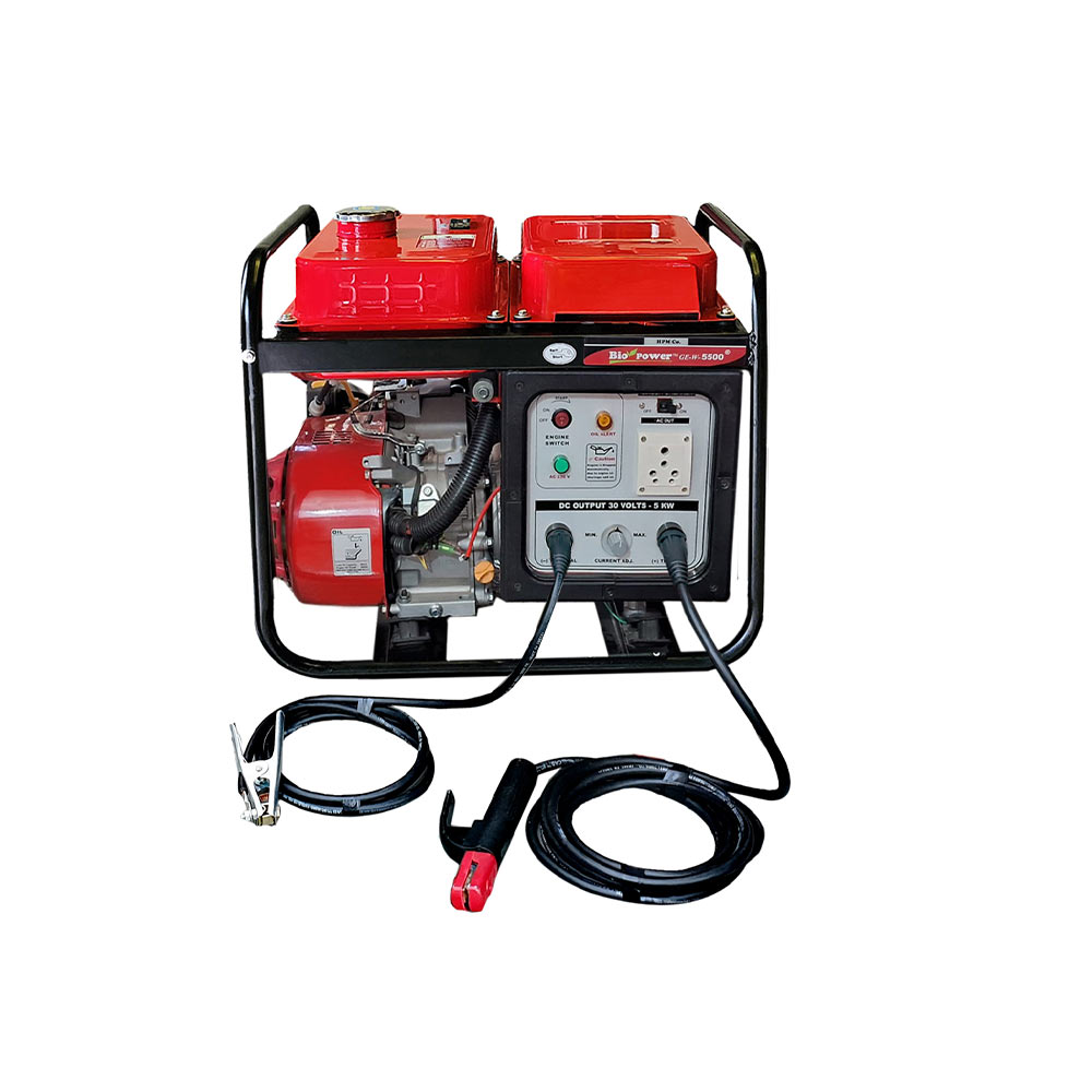 200 Amps Petrol Welding Generator, - 4.5 KW, Recoil Start  Model GE-W5500R  